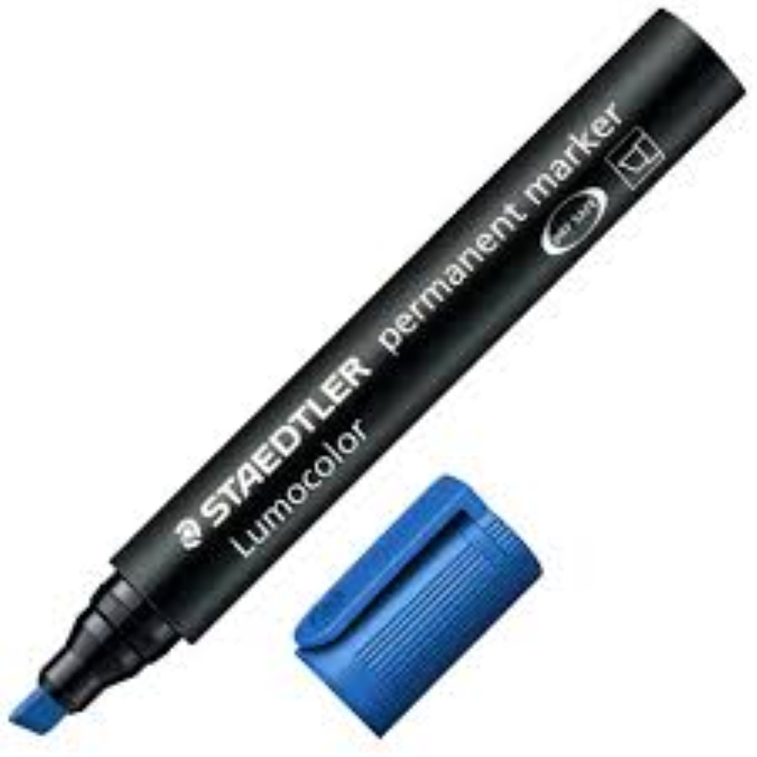 STAEDTLER PERM MARKER CHISEL 350-3 BLUE